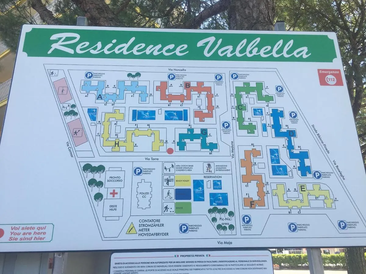 Apartment Batik House In Residence Valbella Bibione Italy